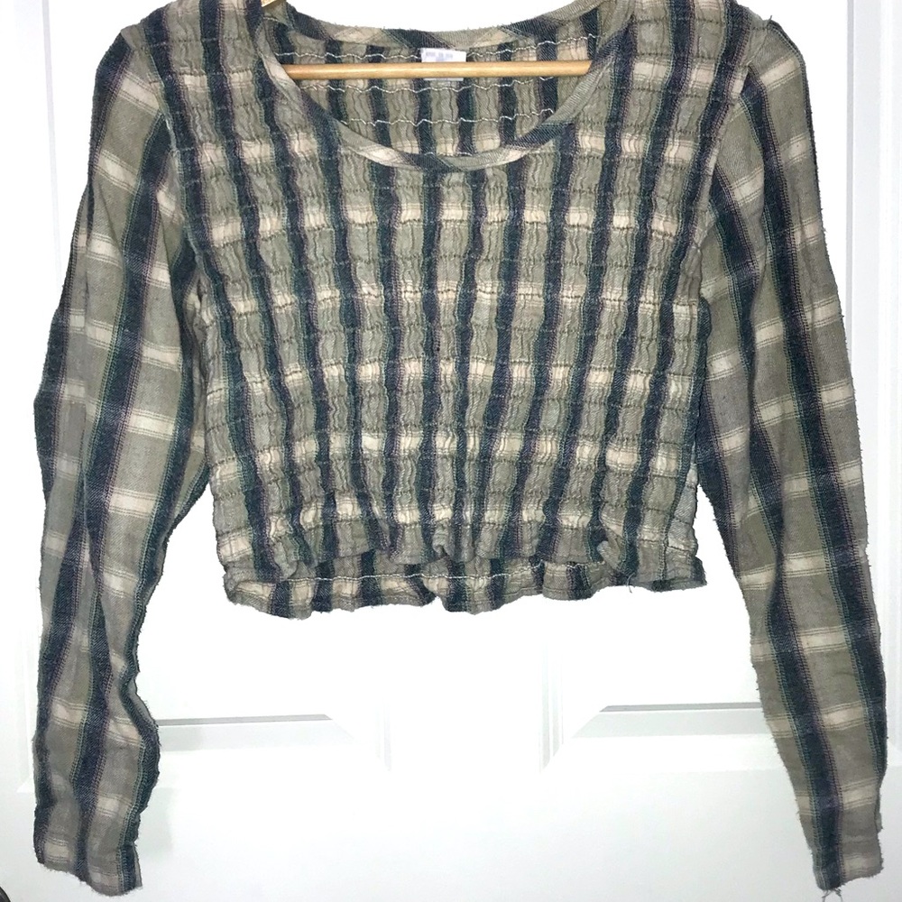 Burnout crop top
